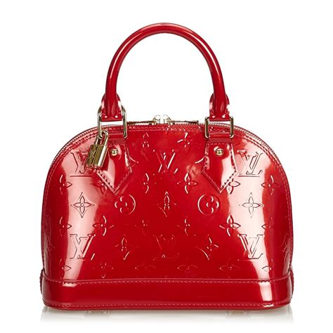 borsa vernice rossa louis vuitton|Borse Louis vuitton in Vernice Rosso .